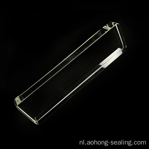 Hoge transparantie borosilicaat rechthoekig glazen plaat